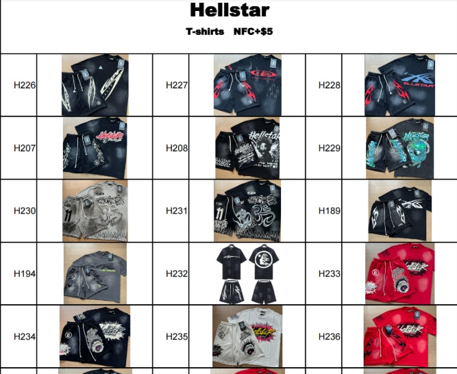 Hell star shirts (type shirt code in checkout)