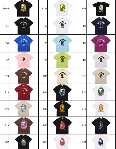 Bape T-Shirts (Put code for shirt in checkout)
