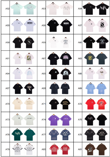 Amiri T-Shirts (type code in checkout shown in pictures) Click this link for full photos