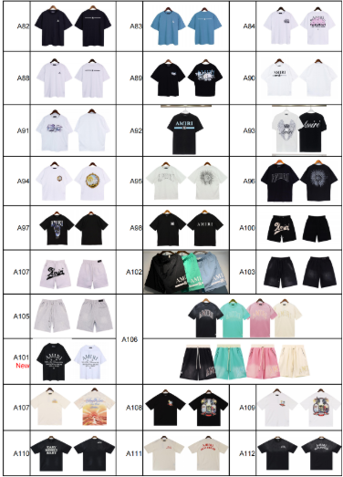Amiri T-Shirts (type code in checkout shown in pictures) Click this link for full photos