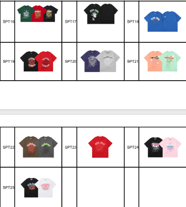 Spider T-Shirts (type code in checkout shown in pictures) click this link to see full photo.